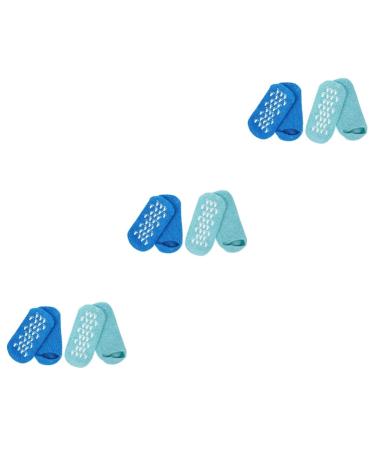 Beavorty 6 Pairs Gel Socks Women's Socks Care Miss Cotton Yarn