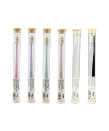 Doitool 6st Wangan Hair toothbrush Hand toothbrush toothbrushes for children travel toothbrush toothbrush for adults Additional toothbrush adult oral care bristles pp