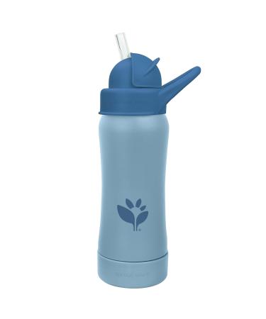 Green Sprouts Sprout Ware Straw Bottle 10oz - Blueberry | Plant-Plastic & Silicone | Dishwasher Safe | Grows with Baby | Hormone-Tested - Buy Online on GoSupps.com