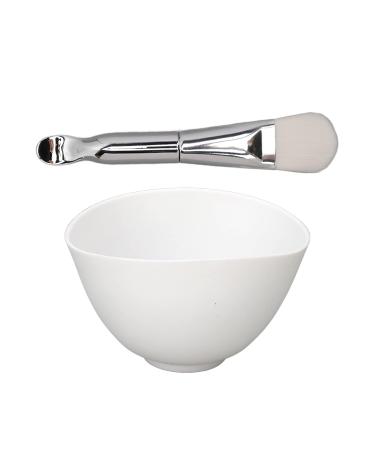 Face Mask Mixing Bowl Set - DIY Facial Mask Tools Silicone Brush Soft Bristle Brush Spatula & Measuring Cup for Perfect Skincare - Buy Online on GoSupps.com