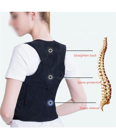 DFHBFG Adjustable Posture Corrector Back Support Belt - Orthopedic Corset & Lumbar Shoulder Brace for Spine Support | International Shipping Available - Buy Online on GoSupps.com
