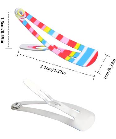 Hoxfly 60 PCS Cute Girls Hair Clips - Colorful Mini Metal Snap Clips for Toddlers & Kids - Small Hair Barrettes and Accessories - Buy Online on GoSupps.com