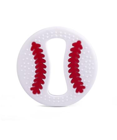 Soothing Silicone Baseball Teether - BPA-Free Teething Toy for Babies - Buy Online on GoSupps.com