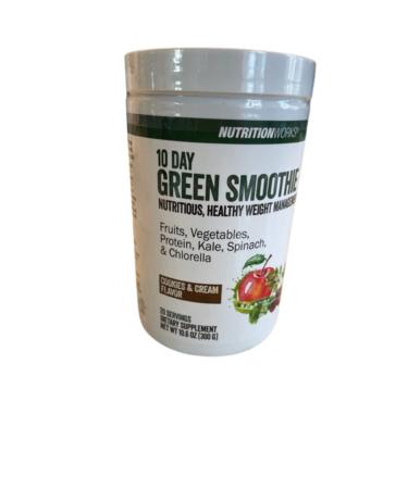 Nutrition Works Cookies & Cream 10-Day Green Smoothie Powder - 10.6 oz (20 Servings)