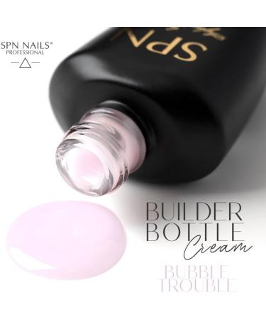 SPN Nails Professional Bubble Trouble Builder Bottle Cream Gel Nail Polish 10ml- Builder Gels for Nails Extension - Blush Pink Shade - Salon-Lasting Manicure LED/UV Lamp Curable - Buy Online on GoSupps.com
