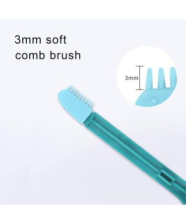 2-Piece Dog Tear Stain Remover & Eye Comb Brush Set - Effective Pet Care for Happy Clean Eyes - Buy Online on GoSupps.com