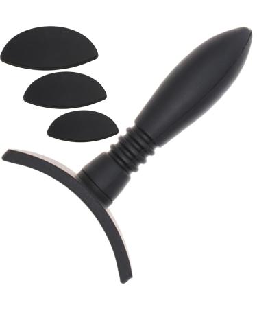 minkissy Tampon De Maquillage Yeux En Silicone 4 Pi ces Taille L/m/s Ensemble Poign e Noire Applicateur Pratique Pour Filles Usage Maison