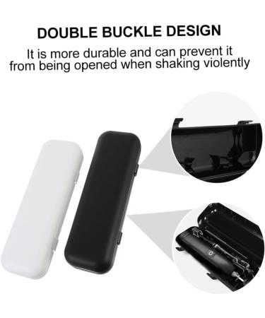 Frcolor Electric Toothbrush Holder - 2-Piece Travel Case for Electric Toothbrushes | Convenient Storage Box for Travel - Buy Online on GoSupps.com