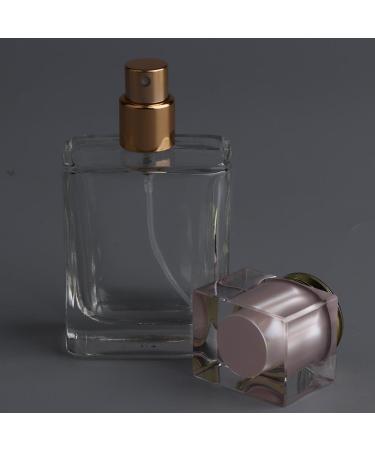 Dajidafu Stylish Pink Cap Empty Glass Perfume Fragrance Bottle Aftershave Spray Containers 50ml - Buy Online on GoSupps.com