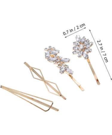 FOMIYES 16 Pairs Rhinestone Hair Clip Hair Pin Hair Accessories for Women Rhinestone Barrette Hair Ornament Clip Flower Hair Clip Bobby Pin Miss Zinc Alloy European and American Side Clip - Buy Online on GoSupps.com