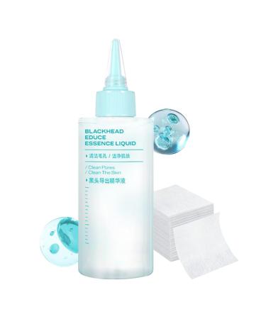 GZBMEZS Nasal Skin Cleanser Nasal Skin Dirt Extractor Liquid 150ml Cotton Pads Included Nongreasy Refreshing Facial Solution for Ladies Girlfriend Sisters Mom Wife