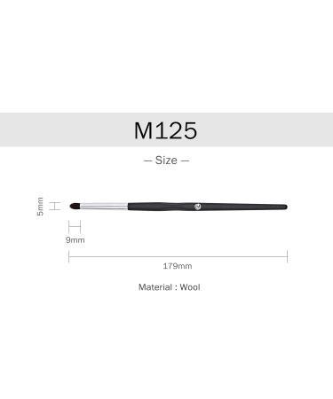 ENERGY Mini Precision Eyeshadow Brush - M125 Black | Best Makeup Brush for Blending | International Shipping Available - Buy Online on GoSupps.com