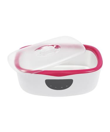 Bain de paraffine pour mains et pieds 4000 ml bain de cire pour peaux s ches et rugueuses avec tableau d'affichage LED bain de paraffine professionnel Bain de parafine pour la r ducation les Rouge