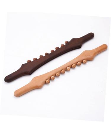 Stahad Gua SHA Massage Roller - Wooden Foot & Hand Muscle Roller Stick for Reflex Zone & Body Massage - Buy Online on GoSupps.com