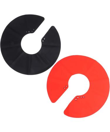 Lurrose 2pcs Hair Cutting Collar - Hairdressing Salon Neck Protector for Haircut & Dye | Durable Rubber Neck Wrap - Buy Online on GoSupps.com