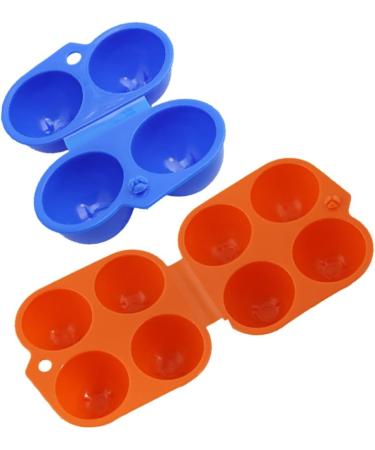 GLEAVI 4 Pcs Eggs Outdoor Grill Barbeque Grill 2 Grids Egg Case for Bbq Container Travel Egg Rack Barbecue As Shownx2pcs Mx2pcs - Buy Online on GoSupps.com