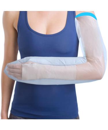 Waterproof Cast Cover Arm Adult for Shower Full Arm Cast Protector Arm Waterproof Dressings for Wounds Waterproof Protectors Cast and Dressing Cover Plaster Cast Cover Protector for Broken Full Arm