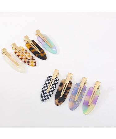 scicent Hair Grips 6 Pieces Fashion No Trace Hair Clips with Spring No-Slip Hair Pins Acetate Hairpin for Makeup Hairstyle Accessories for Women Girls Cute Hair Barrettes for Party - 28606 - Buy Online on GoSupps.com