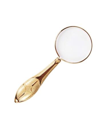 45mm Reading Magnifier 10 Times Metal Optical Glass Old Reading Newspaper Handheld Portable Good Times