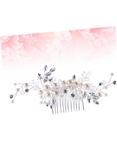 HAPINARY Wedding Hair Comb Tiara Comb for Bridal Crystal Hair Comb Bridal Hair Comb Hair up Wedding Bride Bride Comb - Buy Online on GoSupps.com