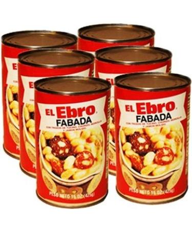 El Ebro delicious white bean fabada. Ready To Eat . 6 pack 15 oz. each serves 2