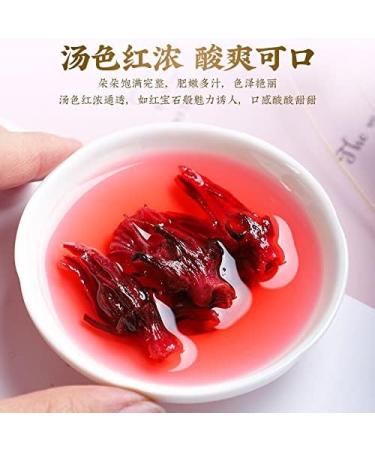 Roselle tea 3.52oz Yunnan whole flower roselle tea natural red dried flower fruit tea 100g - Buy Online on GoSupps.com
