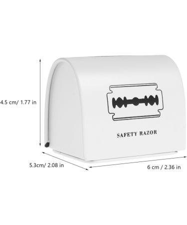FRCOLOR Metal Razor Blade Disposal Case - Safe & Secure Blade Disposal Container for International Shipping - Buy Online on GoSupps.com
