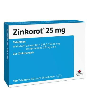 Zinkorot 25 mg tablets 100 st