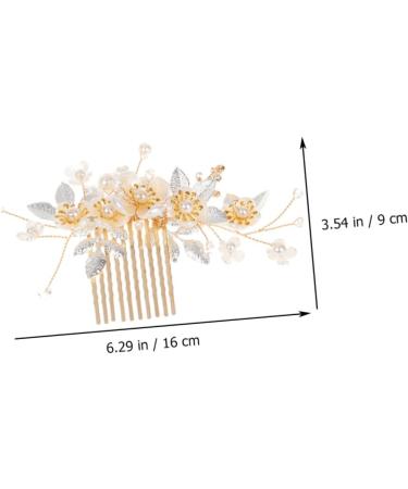 FRCOLOR 4 Sets hair accessories bride bridal Wedding Hair Pin Hair Comb Rhinestone Wedding Hair wedding decorations for ceremony rhinestone headpiece Zinc alloy fine flower headdress - Buy Online on GoSupps.com