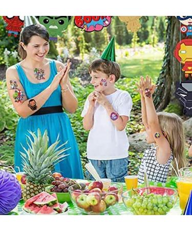 Spidey And His Amazing Friends Temporary Tattoos - 198PC Spider Birthday Themed Party Supplies for Kids - Sticker Tattoos Gift - Home Activity & Class Prizes - Buy Online on GoSupps.com