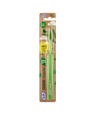 TEPE GOOD Regular Soft User-friendly toothbrush made from renewable raw materials with soft bristles randomly sorted - Buy Online on GoSupps.com