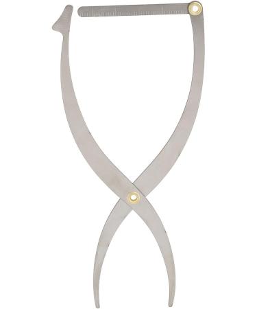 Eyebrow Stencil Ruler Measuring Tool 3 Point Positioning Microblading Eyebrow Ruler Golden Ratio for Salon (Silver) - Buy Online on GoSupps.com