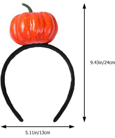 minkissy Pumpkin Hair Hoop Pumpkin Headbands Festival Headpiece Simulation Vegetable Hairband Cosplay Accessories for Women - Buy Online on GoSupps.com