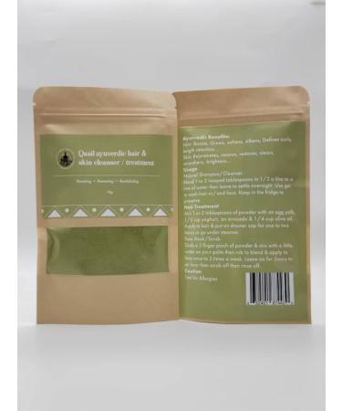 Organic Premium Qasil Powder Natural Exfoliating and Cleansing Treatment - Buy Online on GoSupps.com