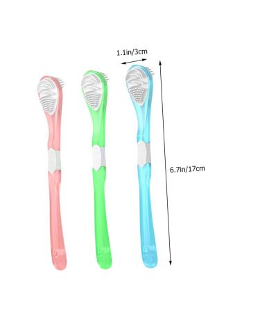 Beaupretty 6 Pcs Cleaning Brush Set - Tough Tongue Cleaners for Baby & Adults - Household Scrapers in Assorted Colors - 17x3CM - Buy Online on GoSupps.com