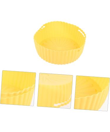 Zerodeko Pot Design Washable Handle Air Non-Stick Accessory Silicone Kitchen Mat Household Bowl Yellow 19X19X7CM - Buy Online on GoSupps.com
