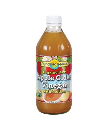 Dynamic Health  Laboratories Organic Raw Apple Cider Vinegar with Mother 16 fl oz (473 ml)