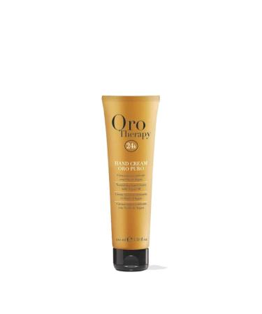 Fanola Orotherapy Hand Cream Infused with Keratin and Argan Oil to Moisturize Skin Deeply Long-Lasting Protection for Soft and Supple Skin 100