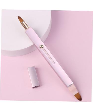 minkissy 1pc Lip Brush Wand Makeup Lipstick Brush Lip Gloss Brush Eyeshadow Powder Brush Makeup Brush Lipstick Portable Makeup Brush Travel Accessories Aluminum Tube With - Buy Online on GoSupps.com