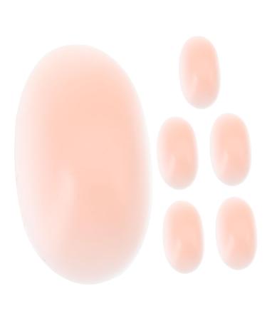 JEWEDECO 3 Pairs Invisible Shoulder Push-up Pads Non-slip Shoulder Pads Women Shoulder Pads Pink