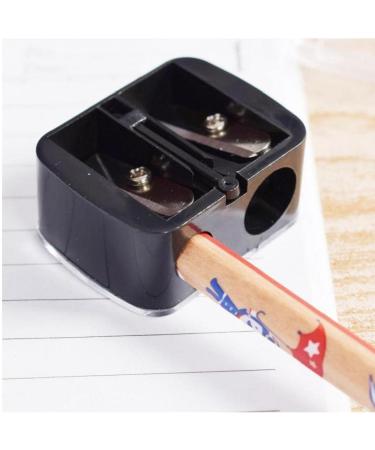 Cosmetic Pencil Sharpener Eye Makeup Pencil Sharpener 2 Holes Precision Sharpener for Eyebrow Lip Liner Eyeliner Pencil - Buy Online on GoSupps.com