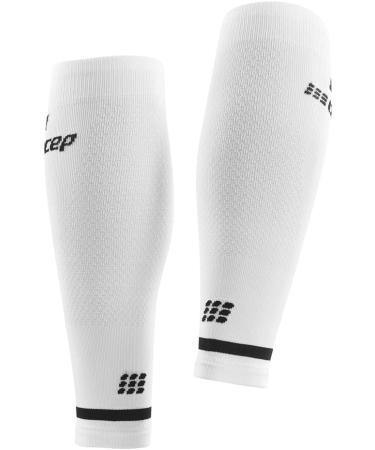 CEP Compression Calf Sleeves for Men - Enhance Muscle Activation | Stylish White Stulps for Optimal Performance - Buy Online on GoSupps.com