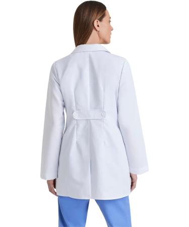 BARCO Signature Grey's Anatomy Scrubs - Hannah Professional Mid-Length Lab Coat | Women's Small White - Buy Online on GoSupps.com