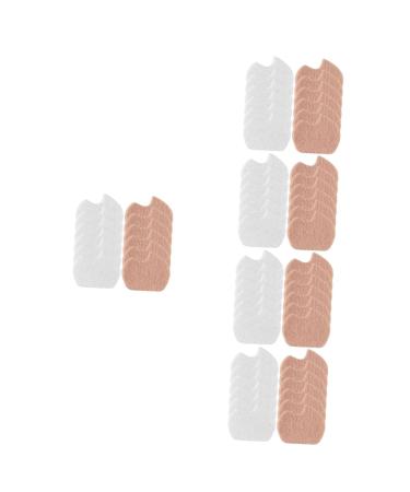 FOMIYES 30 Pairs Forefoot Pad Shoe Inserts Foot Cushions for Heels Forefoot Support Adhesive Foot Reusable Pad Shoes Inserts for Women Wool Felt Miss Five Toes Protector