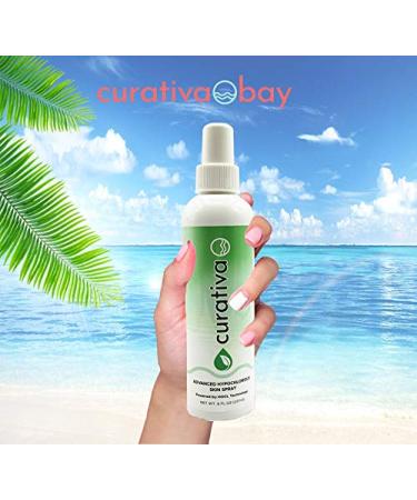 Curativa Bay - .02% Hypochlorous Skin Spray for Clear Skin - New Bundle - 8 Oz Mist Plus 16 Oz Refill (24 Oz) - Buy Online on GoSupps.com