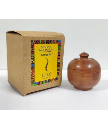 ANANYA FASHION & CRAFTS HUB Lavender Natural Solid Perfume Beeswax Long Lasting Body Fragrance Balm Solid State Eau De Perfum in Wooden Jar 6 gm - Buy Online on GoSupps.com