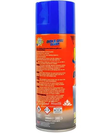 Dr Magic Oven and Grill Cleaner Spray (1X 390 ml)- Effortlessly and Effectively Remove All Stubborn Food Residues and Grease from Oven and Grill -With Scrubbing Pad Dr Magic Oven and Grill Cleaner + Scrubbing Pad - Buy Online on GoSupps.com