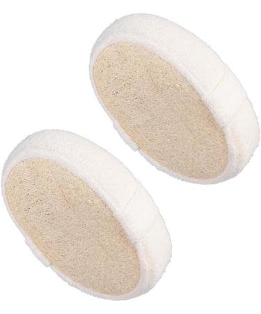 STOBAZA Natural Loofah Bath Sponges - 4 Pcs Exfoliating Shower Sponge Set for Smooth Skin | Beige Esponja para Ba arse - Buy Online on GoSupps.com