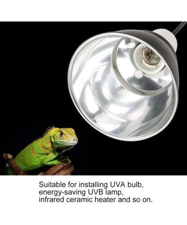 LytLStrox 200W Reptile Heat Lamp Holder Set Lampshade Clip and BS Plug for E27 UVA/UVB Bulbs Ideal Fixture for Tortoise Lizard Snake Spider Chick Pets in Terrariums - Buy Online on GoSupps.com
