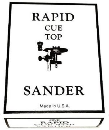 Tweeten Rapid Cue Top Sander - Pool Stick Tip Repair Kit - Buy Online on GoSupps.com